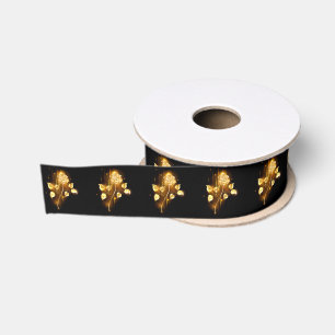 Ruban Gros-grain Rose d'or ( rose d'or )