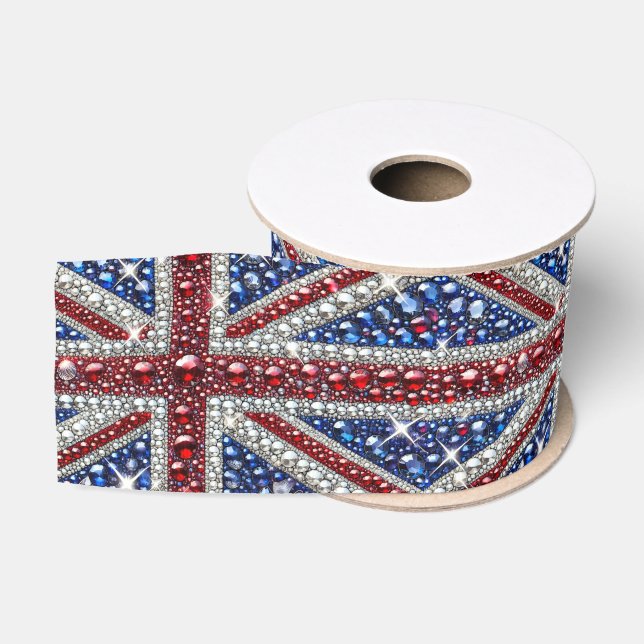 Ruban Gros-grain Ruban aux couleurs britanniques (Bobine)