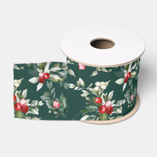 Ruban Gros-grain Ruban avec branches et baies