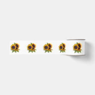 Ruban Gros-grain Ruban blanc de style de tournesol