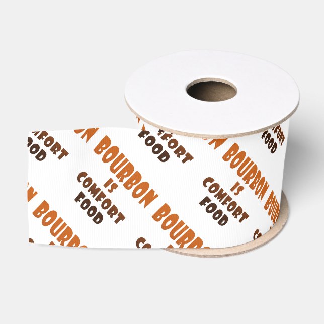 Ruban Gros-grain RUBAN - BOURBON est nourriture de confort (Bobine)