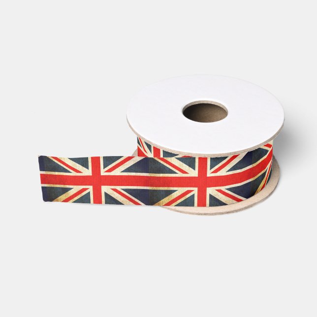 Ruban Gros-grain Ruban BRITANNIQUE de coutume d'Union Jack de (Bobine)