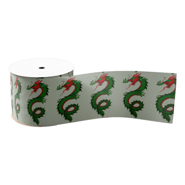 Ruban Gros-grain Ruban de dragon chinois (Bobine)