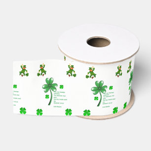 Ruban Gros-grain Ruban de la Saint Patrick