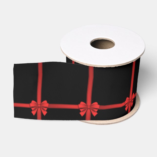 Ruban Gros-grain Ruban décoratif de Noël (Bobine)