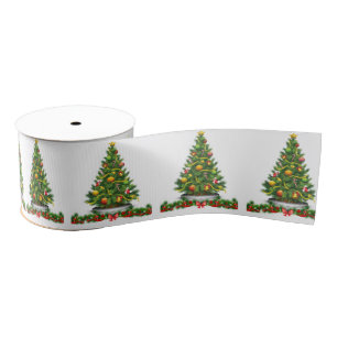 Ruban Gros-grain Ruban décoratif de Noël