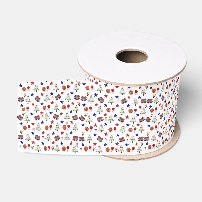 Ruban Gros-grain Ruban décoratif de Noël (Bobine)