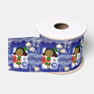 Ruban Gros-grain Ruban décoratif de Noël, Elf