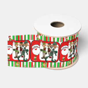 Ruban Gros-grain Ruban décoratif de Noël, Elf