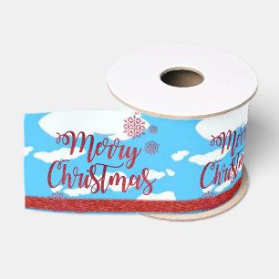 Ruban Gros-grain Ruban décoratif de Noël, Joyeux Noël