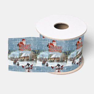 Ruban Gros-grain Ruban décoratif de Noël, Joyeux Noël