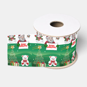 Ruban Gros-grain Ruban décoratif de Noël, Joyeux Noël