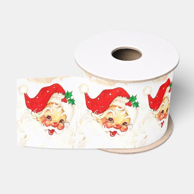 Ruban Gros-grain Ruban décoratif de Noël, Père Noël (Bobine)