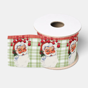 Ruban Gros-grain Ruban décoratif de Noël, Père Noël