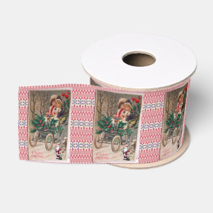 Ruban Gros-grain Ruban décoratif de Noël, Vintage