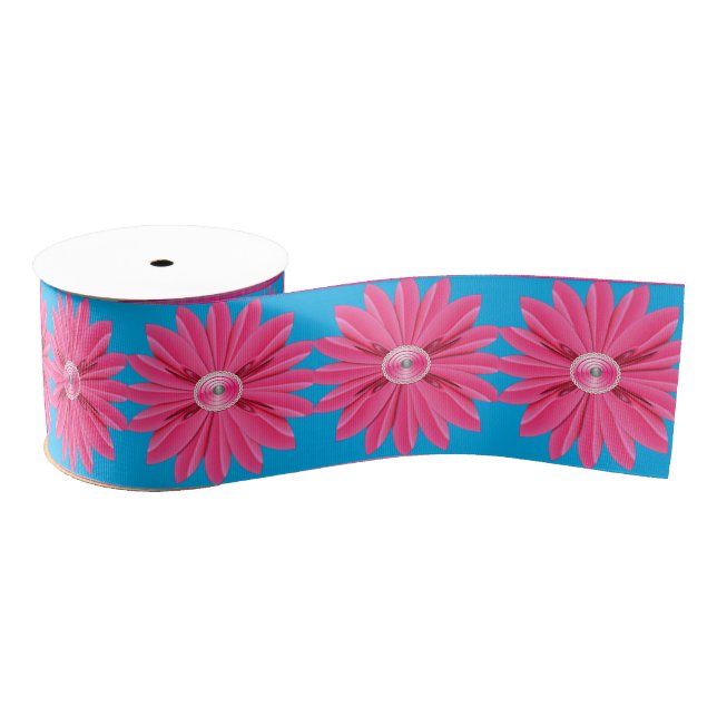 Ruban Gros-grain ruban décoratif floral (Bobine)