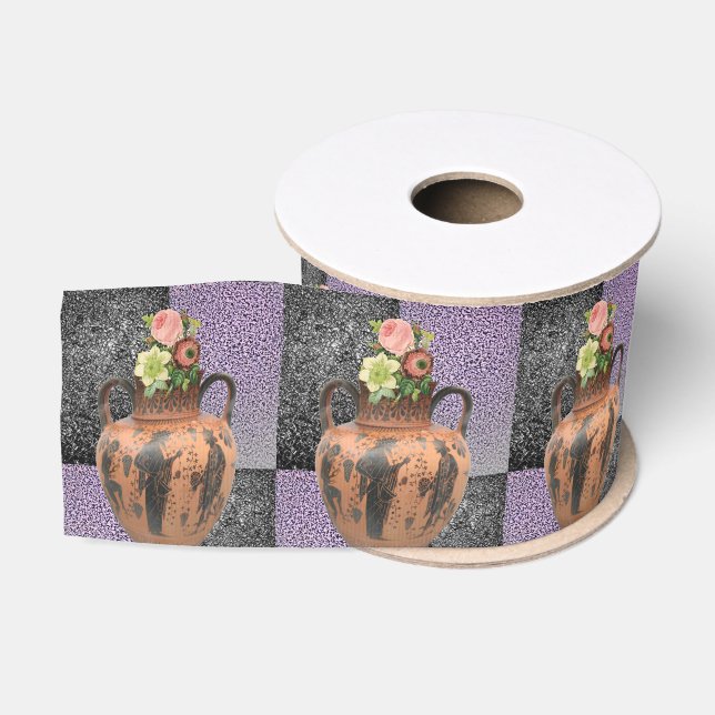 Ruban Gros-grain ruban décoratif floral (Bobine)