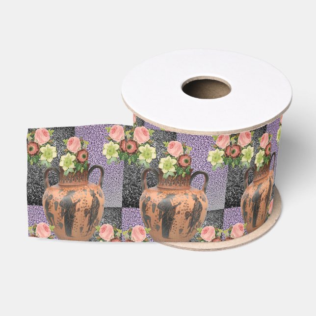 Ruban Gros-grain ruban décoratif floral (Bobine)