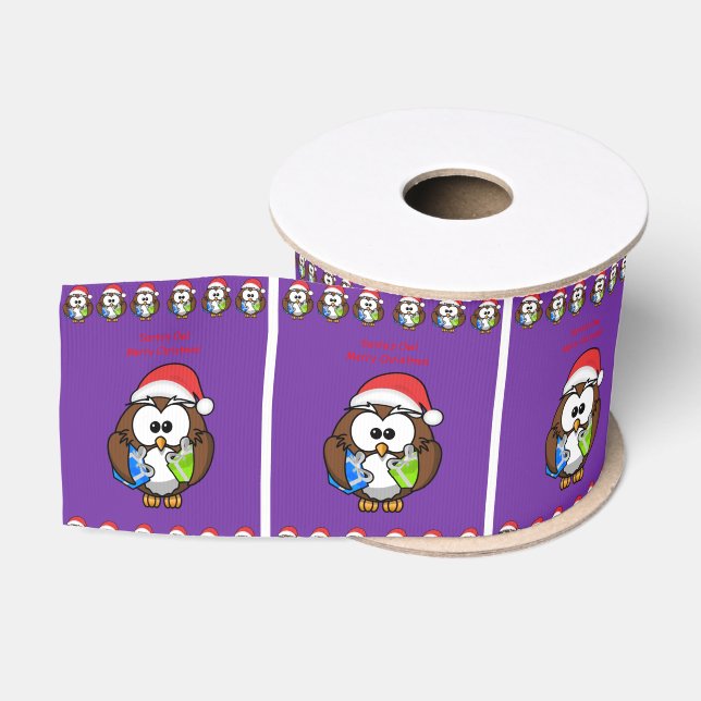 Ruban Gros-grain ruban décoratif noël (Bobine)