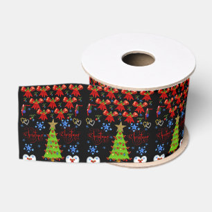Ruban Gros-grain ruban décoratif noël