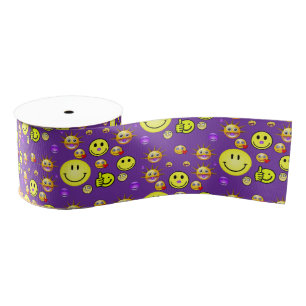 Ruban Gros-grain ruban décoratif sourit