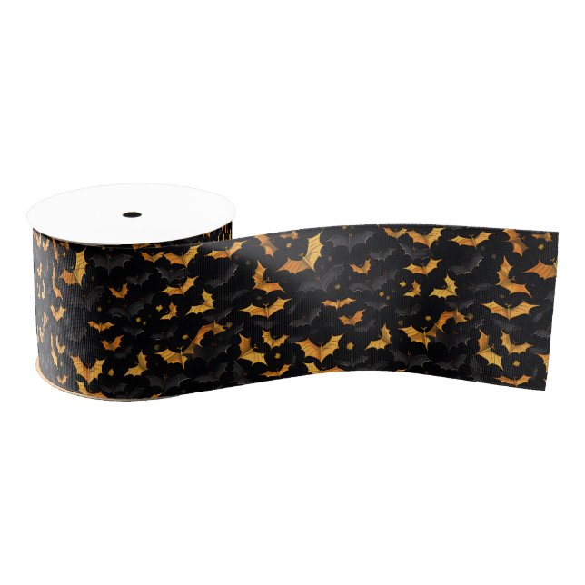 Ruban Gros-grain Ruban Halloween Grosgrain (Bobine)