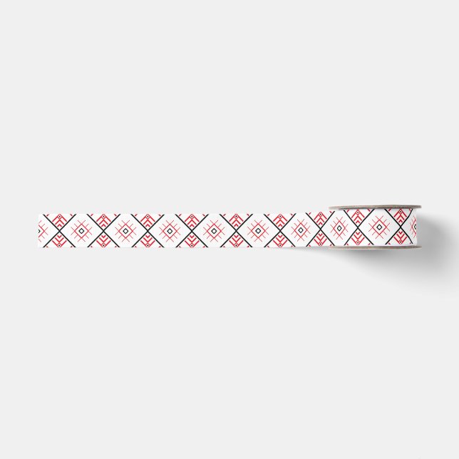 Ruban Gros-grain Ruban slave traditionnel de motifs (Devant)
