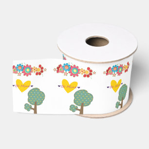 Ruban Gros-grain Saint-Valentin Soyez mine Ruban Floral