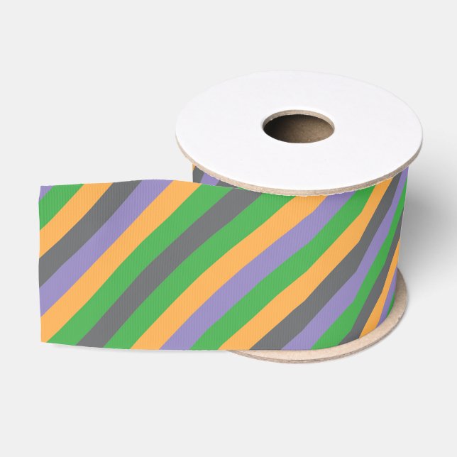 Ruban Gros-grain Secondary Whimsy Striped Ribbon (Bobine)