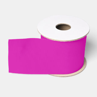 Ruban Gros-grain Solid Magenta Ribbon