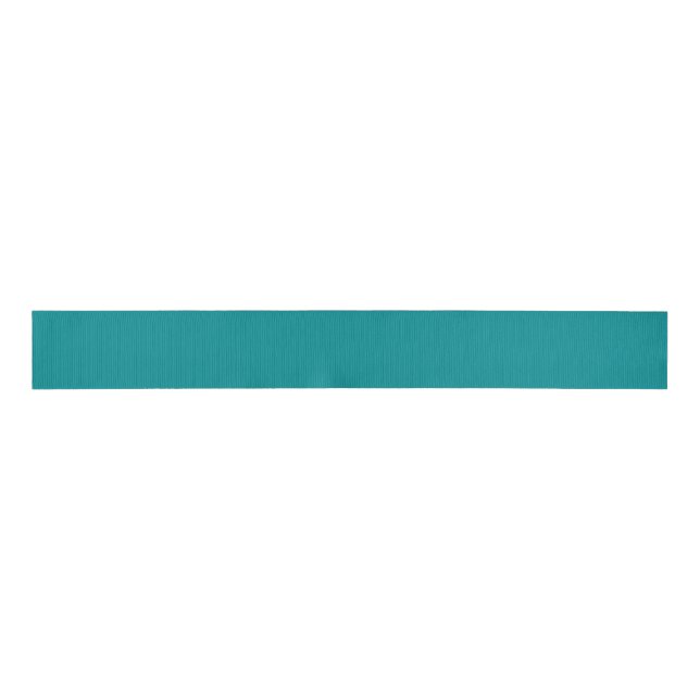 Ruban Gros-grain Solid Turquoise Ribbon (Devant)