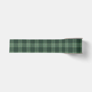 Ruban Gros-grain Tartan à carreaux rouge foncé