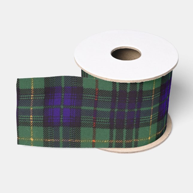 Ruban Gros-grain Tartan d'écossais de plaid de chasse de clan de (Bobine)