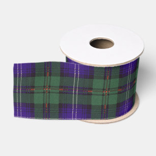 Ruban Gros-grain Tartan d'écossais de plaid de clan d'Urquhart