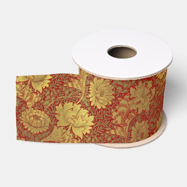 Ruban Gros-grain Toile de Jouy : classique et moderne. (Bobine)