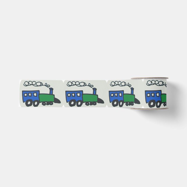 Ruban Gros-grain Trains (Devant)