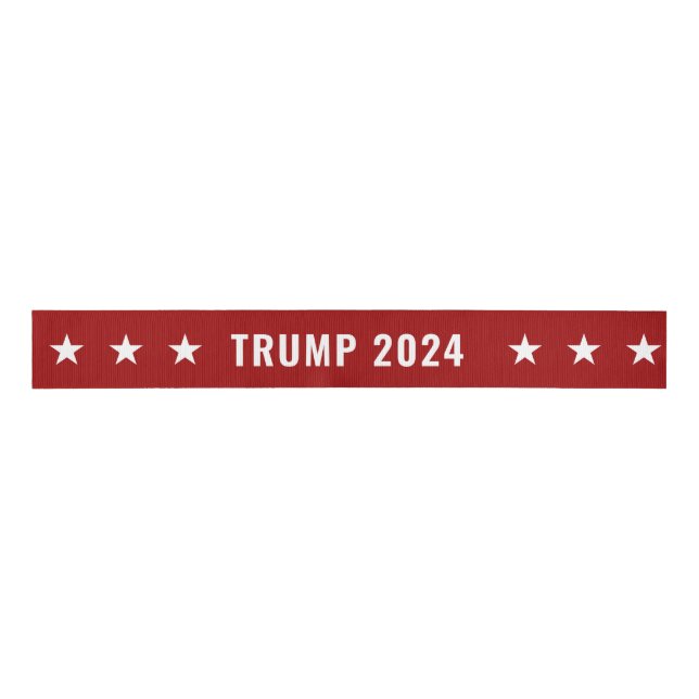 Ruban Gros-grain Trump 2024 (Devant)