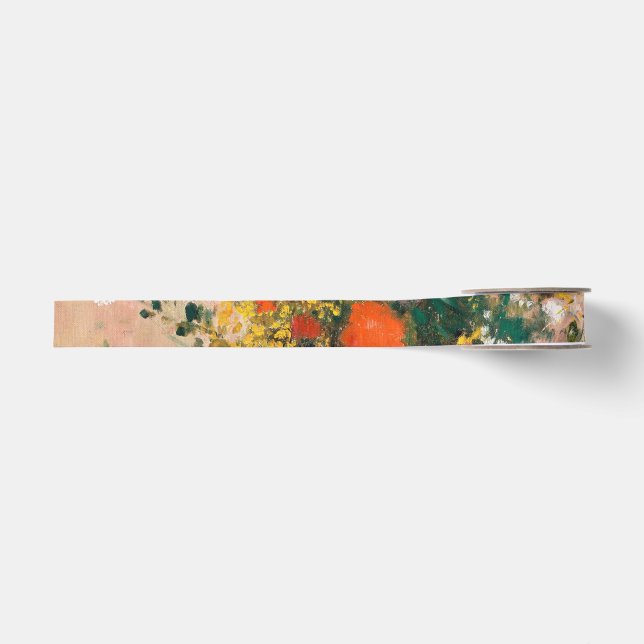Ruban Gros-grain Vase des fleurs de Redon Post-impressionniste (Devant)