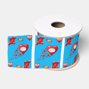 Ruban Gros-grain véntines de ruban décoratif amour