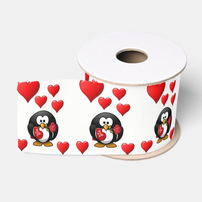 Ruban Gros-grain véntines de ruban décoratif amour (Bobine)