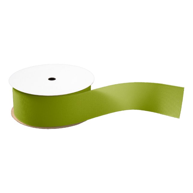 Ruban Gros-grain Vert Limeade Uni (Bobine)