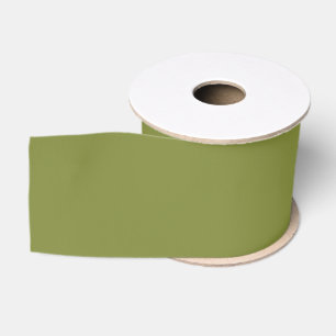 Ruban Gros-grain Vert olive uni élégant
