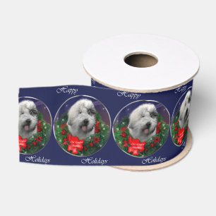 Ruban Gros-grain Vieux Noël de Sheepdog
