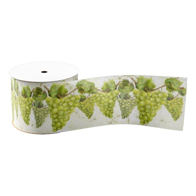 Ruban Gros-grain Vignoble botanique (Bobine)