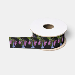 Ruban Gros-grain Virginia Bluebells Fleur sauvage