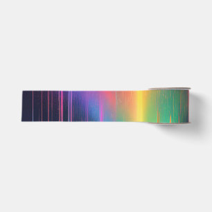 Ruban Gros-grain Voyage en goutte arc-en-ciel