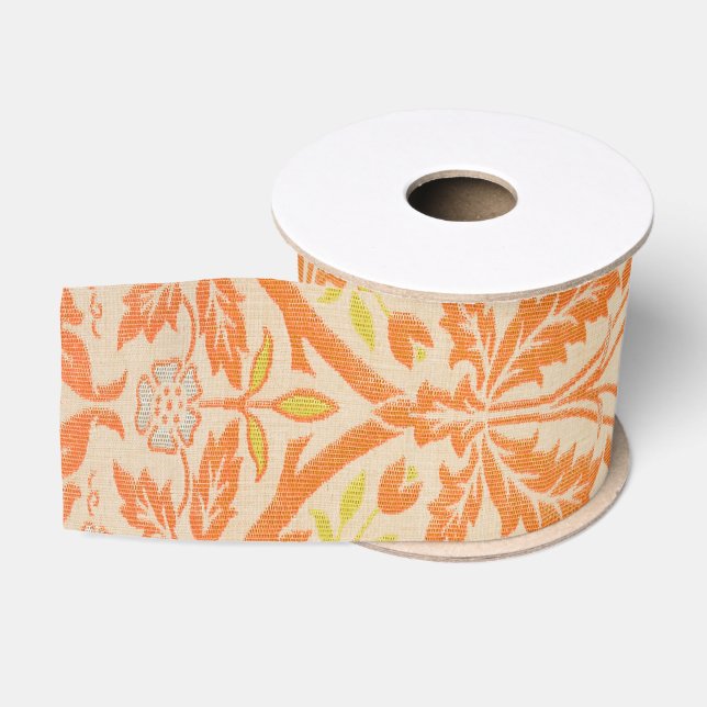 Ruban Gros-grain William Morris Golden Bough Tapestry Motif (Bobine)