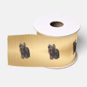 Ruban Gros-grain Yorkshire Terrier Wreath
