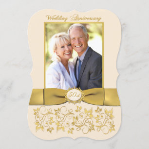 RUBAN IMPRIMÉ Invitation 50e Anniversaire 2