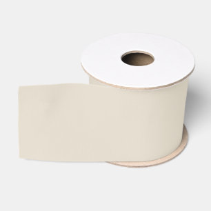 Ruban large blanc de gros-grain d'os